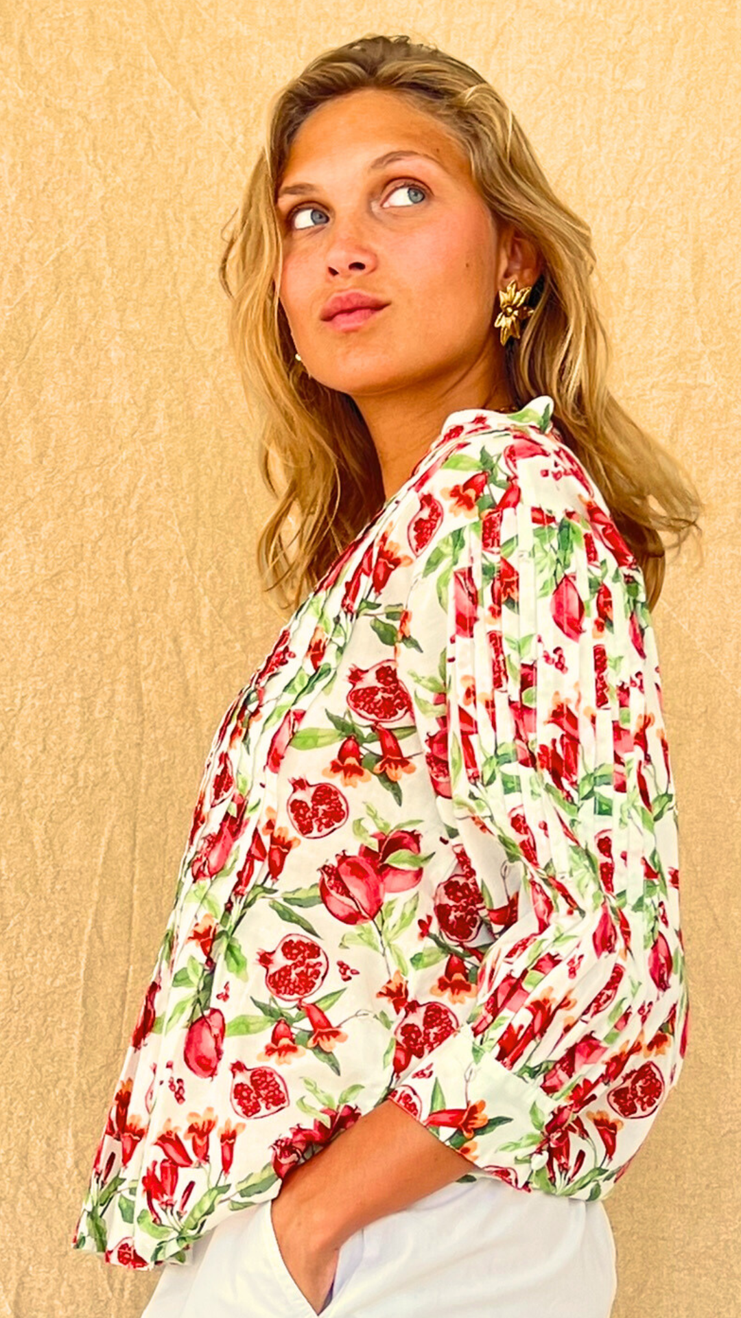 Blouse Amabel Grenat
