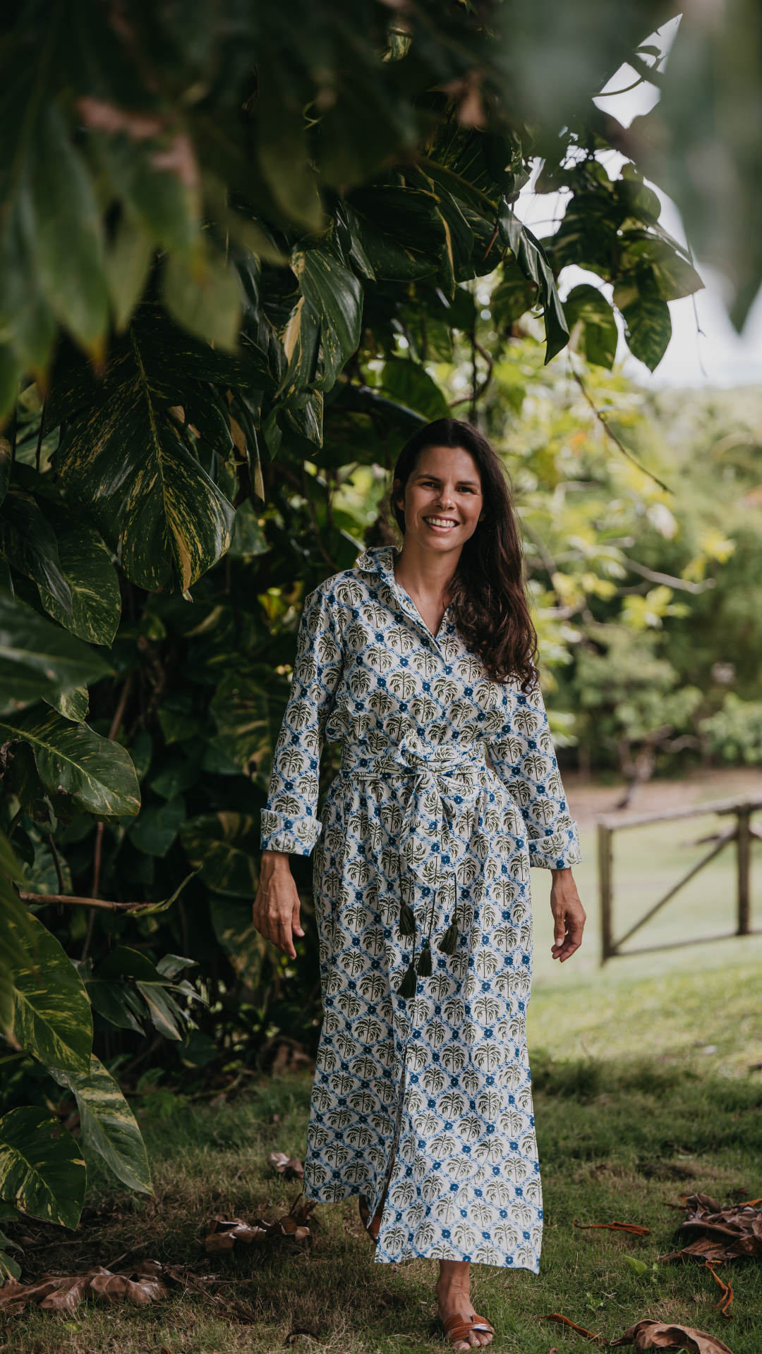 AURELIA Long Dress with patterns