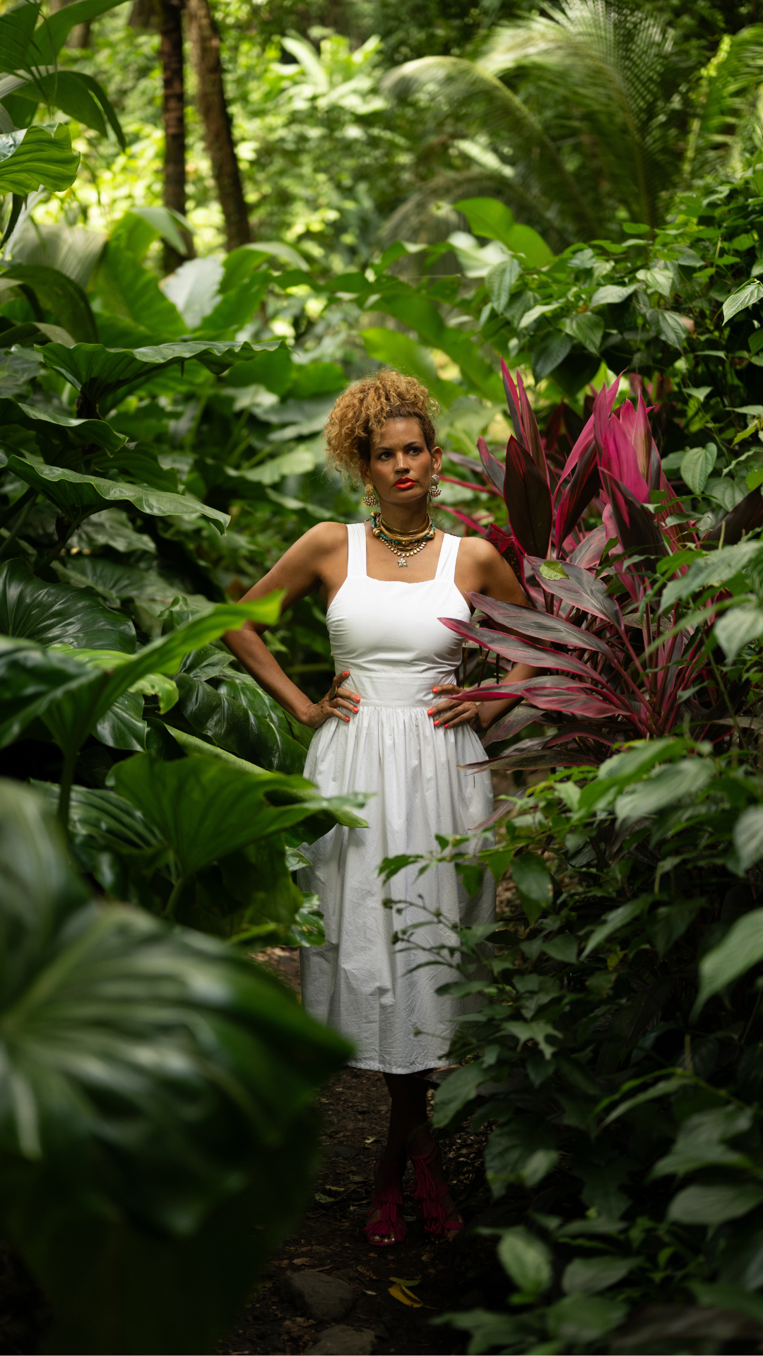 LA ROBE AMOR BLANC CELESTE CARIBBEAN