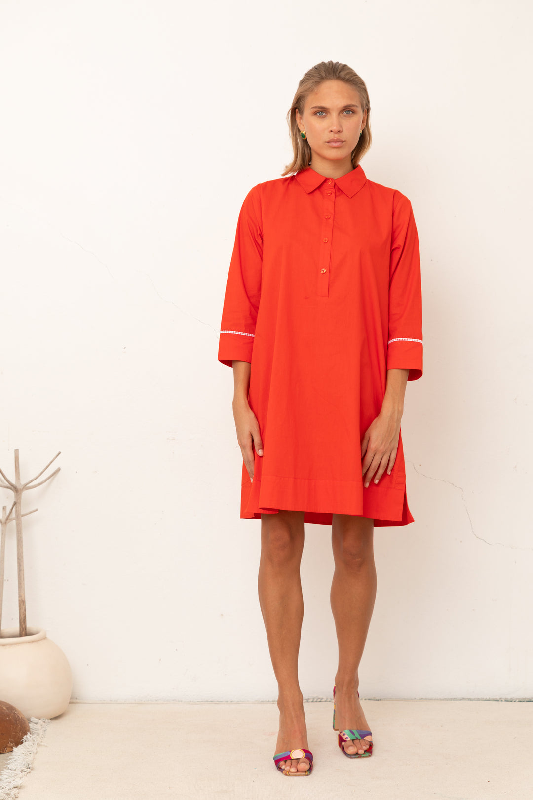 La Robe Ymalaya Corail Surpiquée