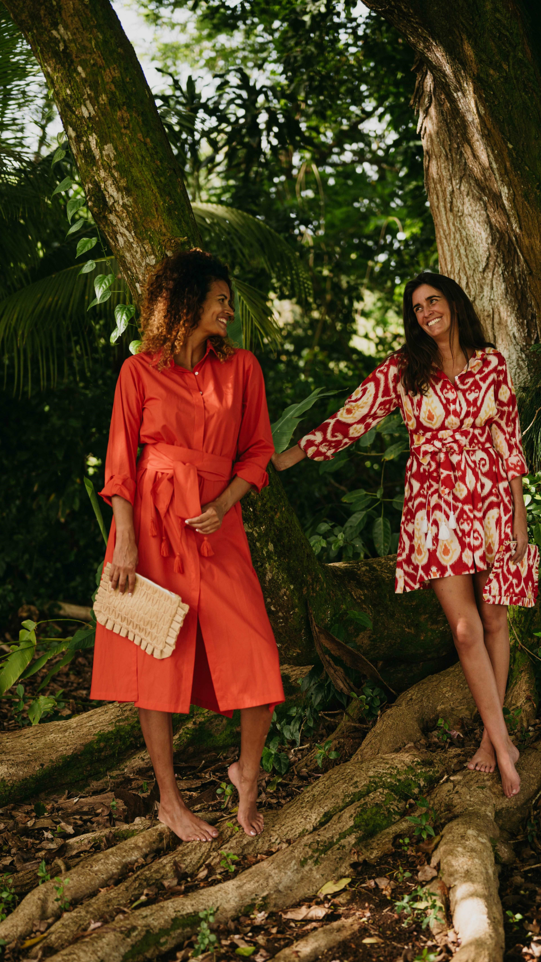 La Robe Aurelia Longue Unie Corail