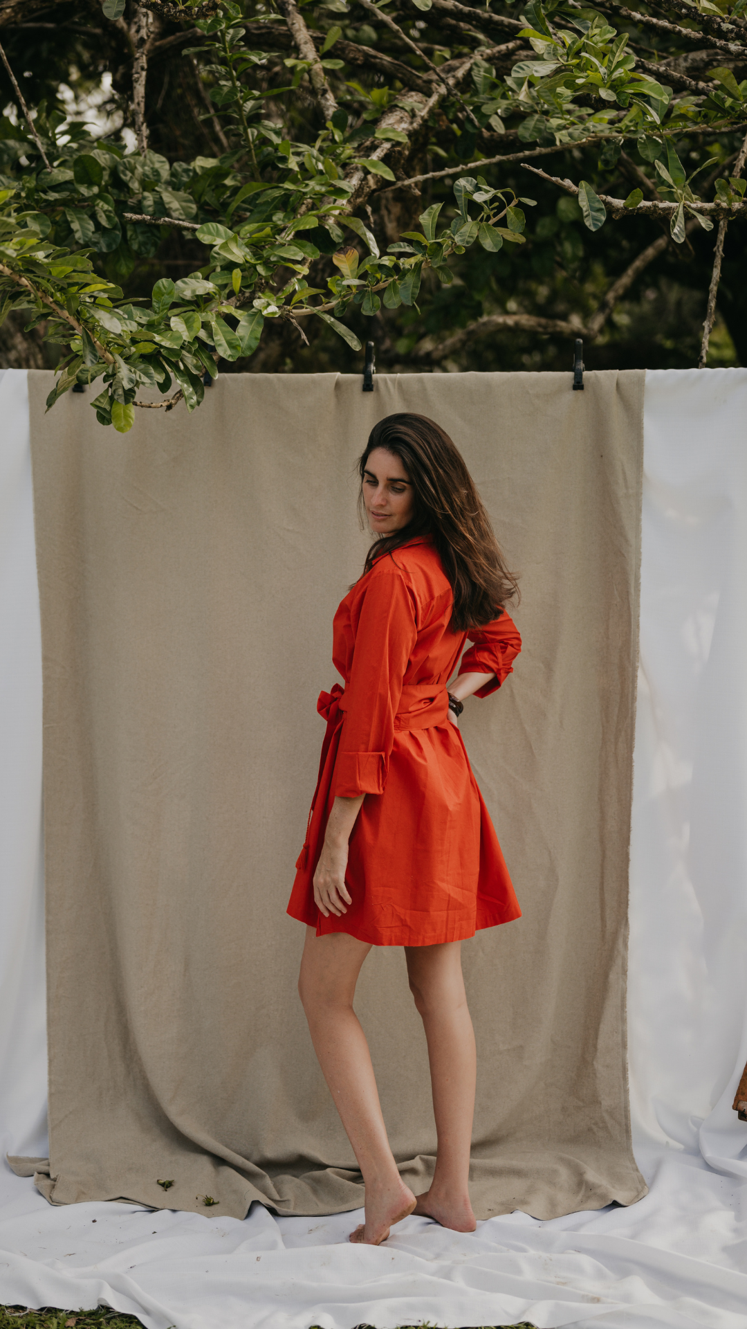 La Robe Aurelia courte unie