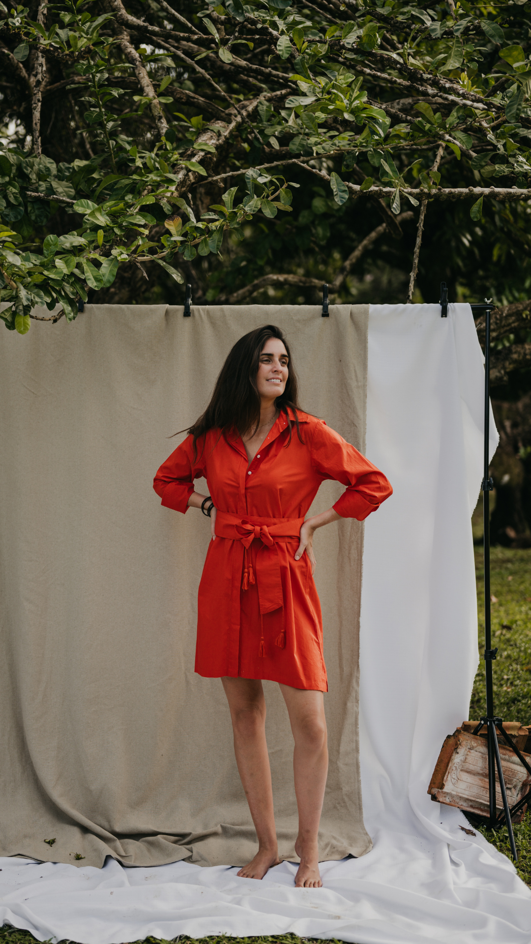 La Robe Aurelia courte unie