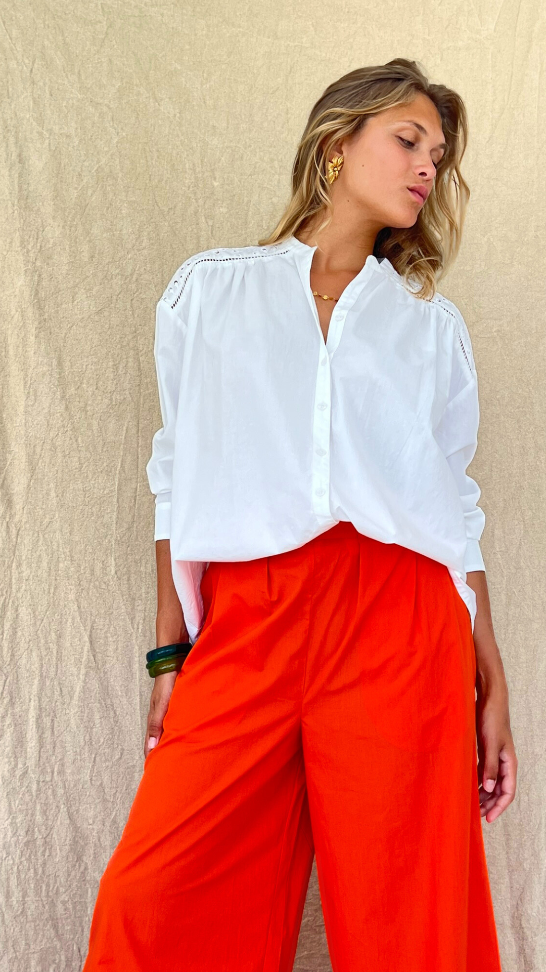 La Blouse Yelabel Blanc