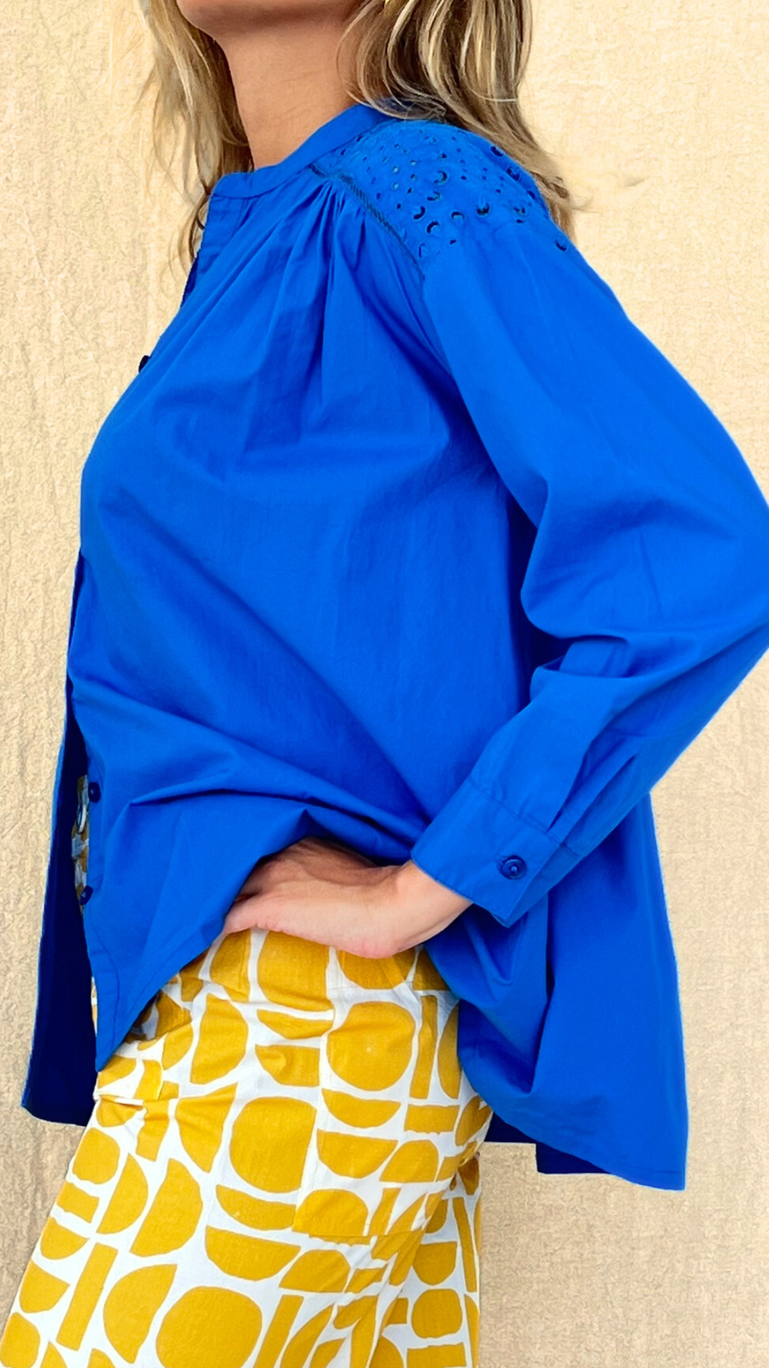 La Blouse Yelabel Cobalt