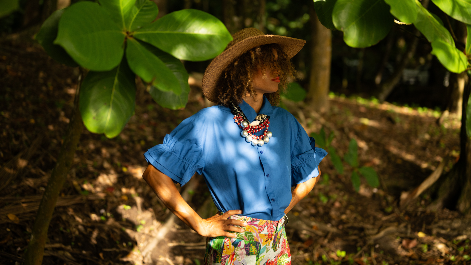 The Yoana Cobalt Shirt