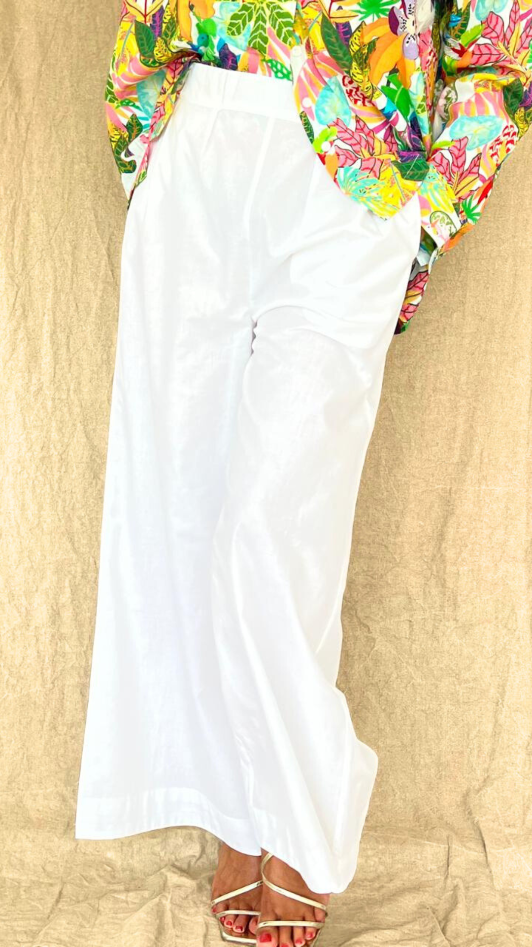 Le Pantalon Ysé Blanc