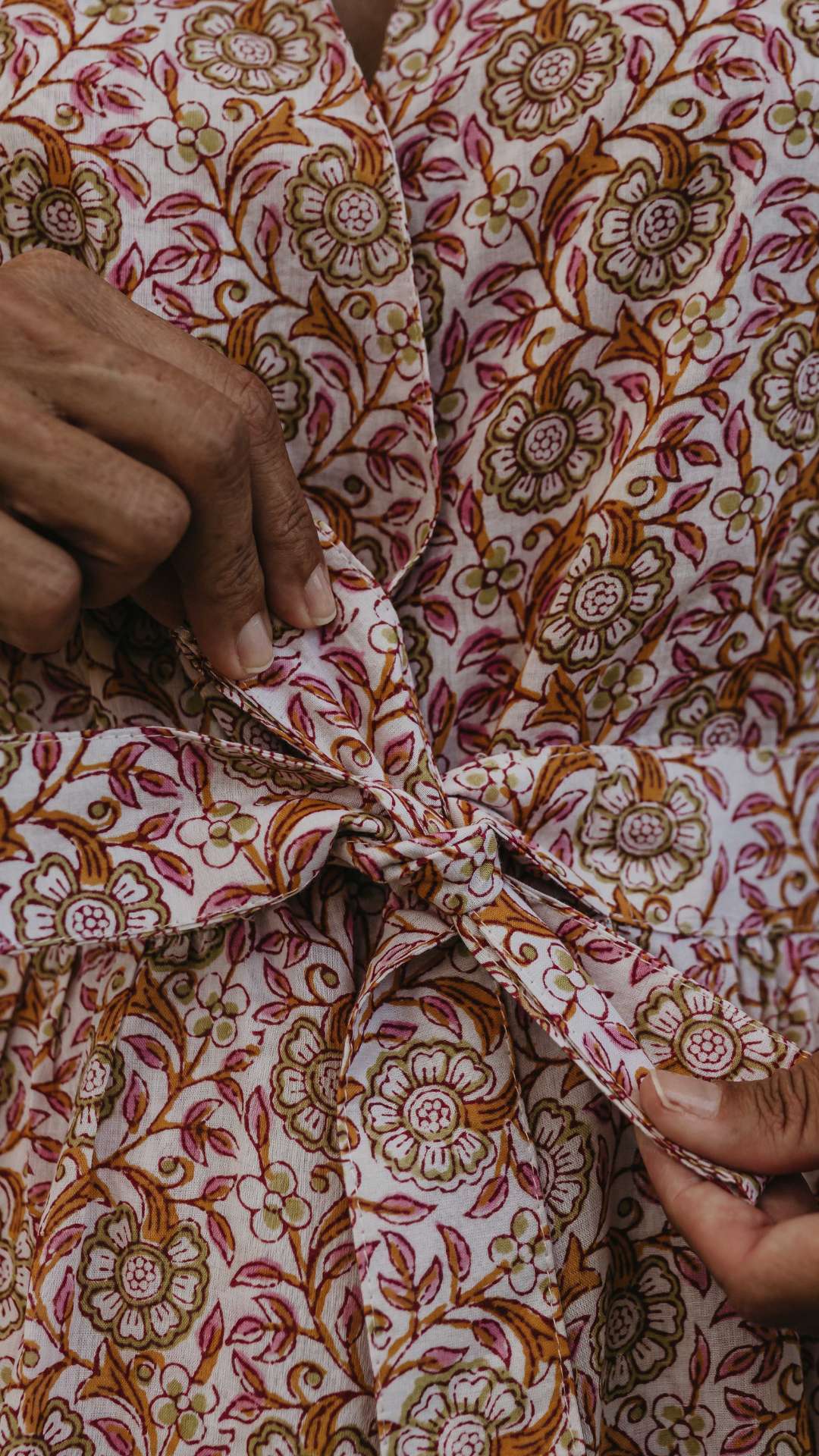 Robe AMÉLIE Longue - Céleste Caribbean