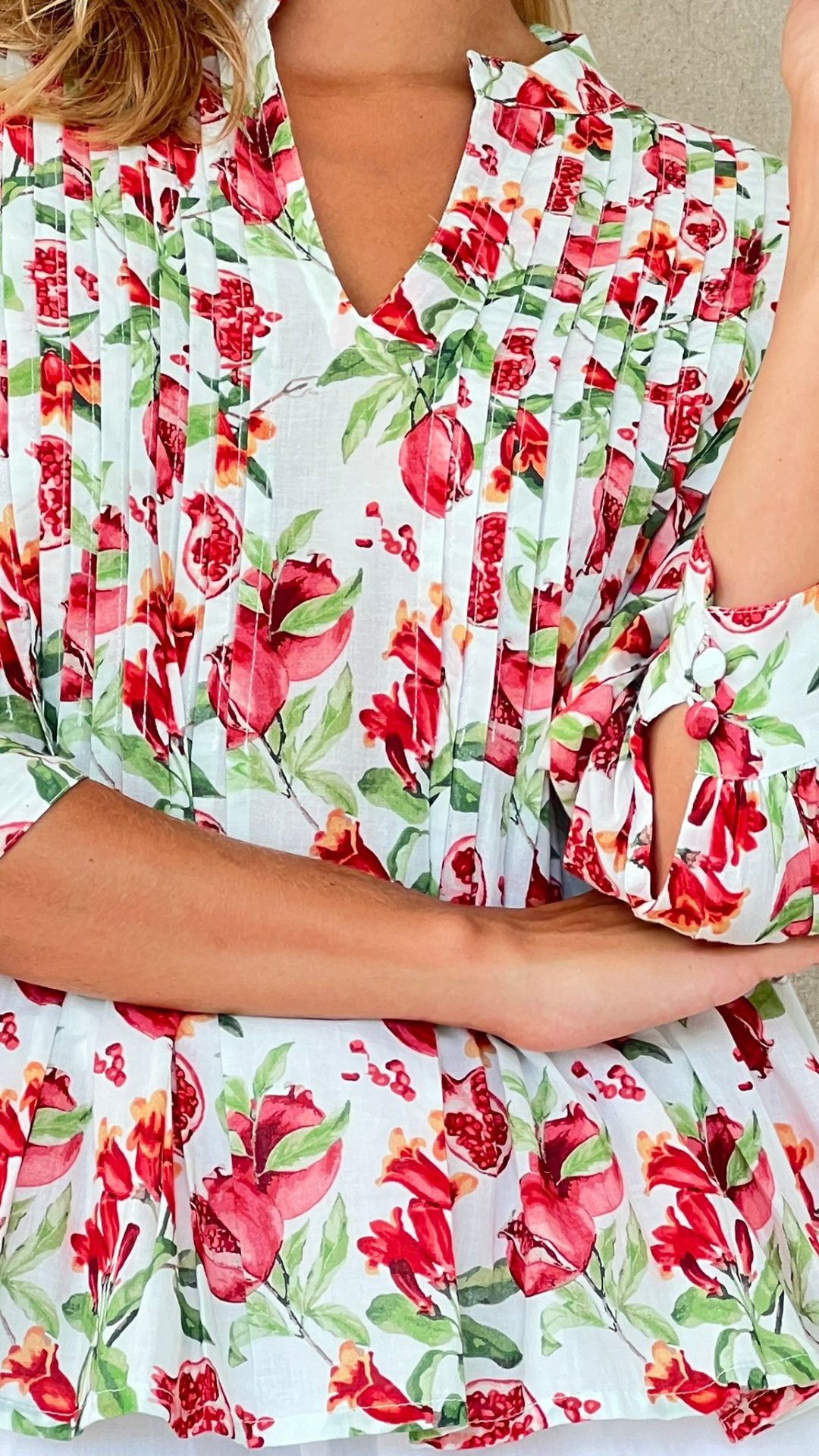 Blouse Amabel Grenat
