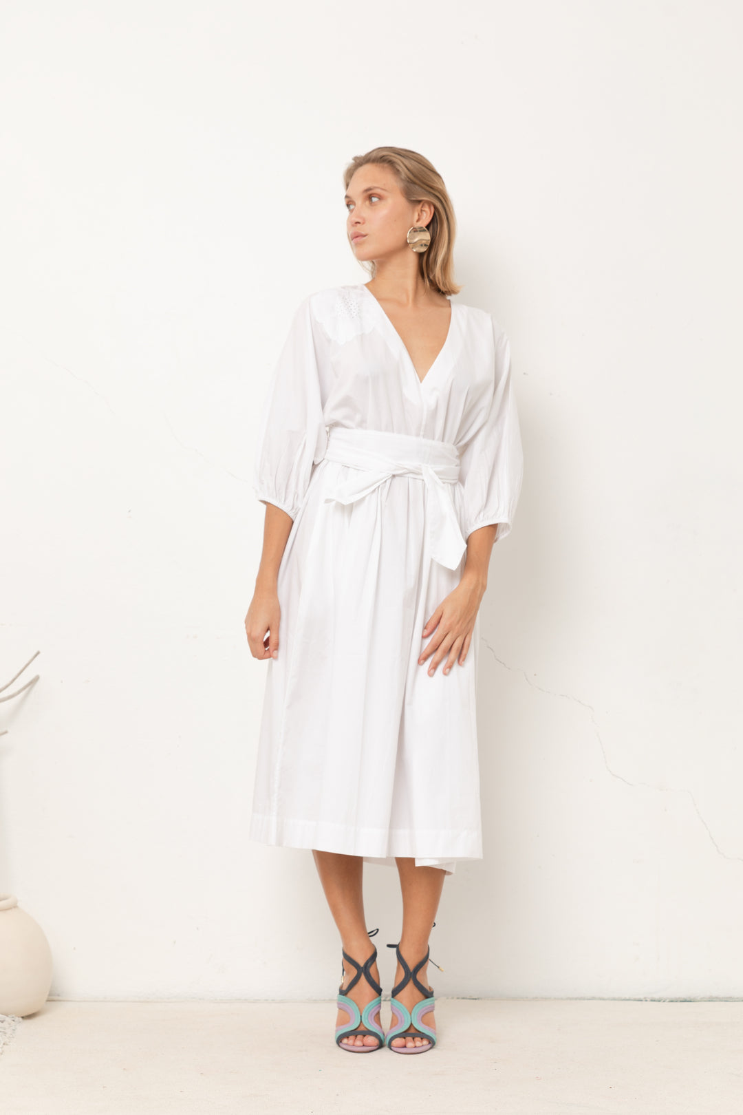 La Robe Oversize Youli Blanche