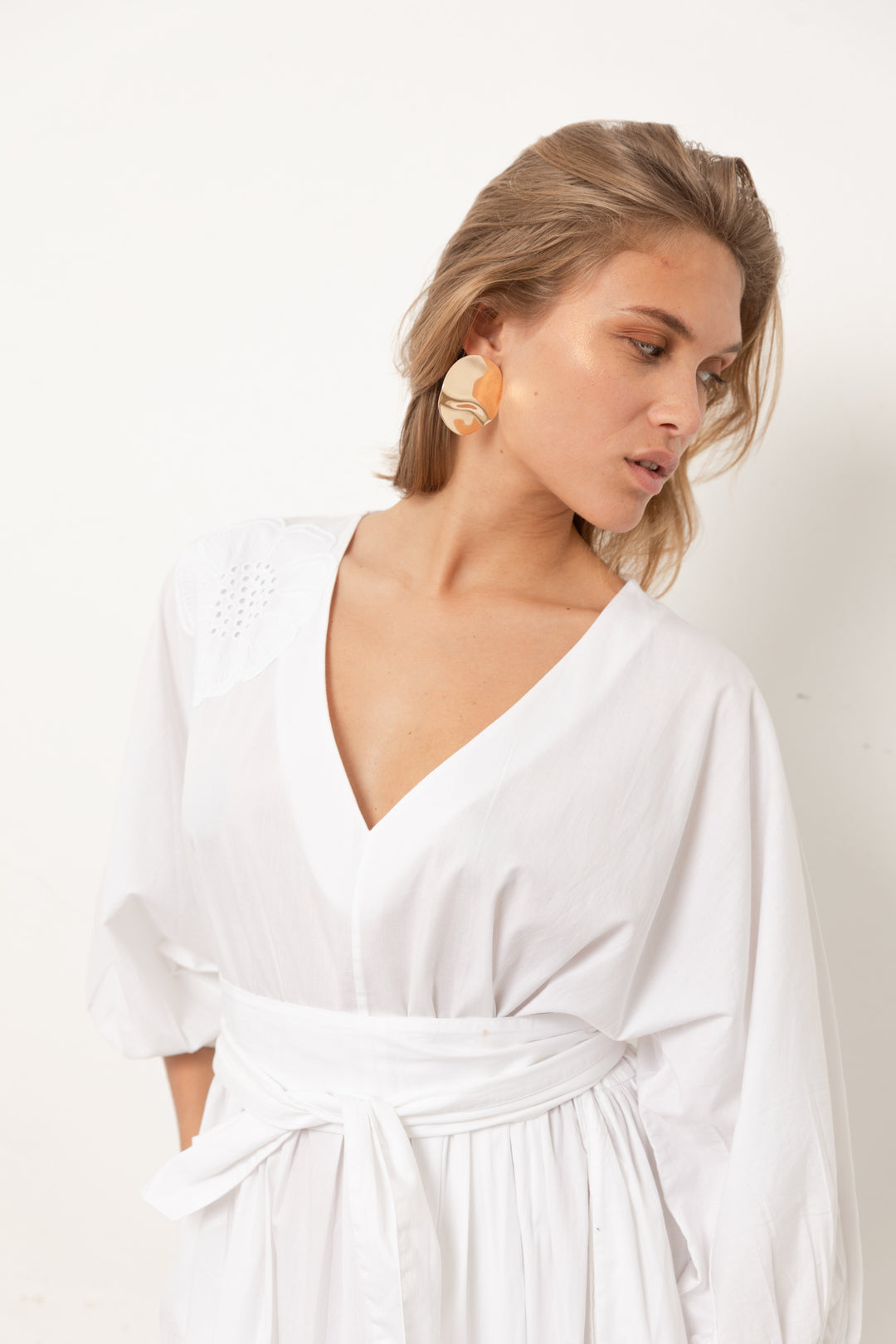 La Robe Oversize Youli Blanche