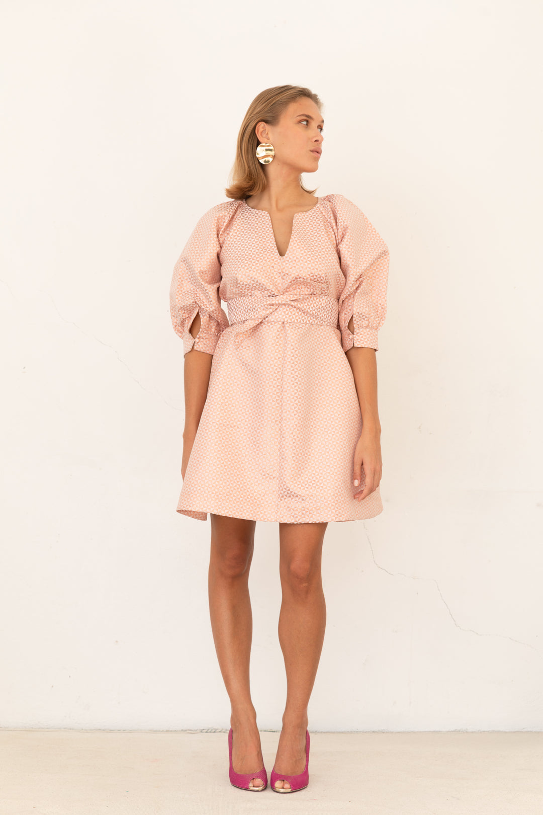 La Robe Euclide en Jacquard Opale