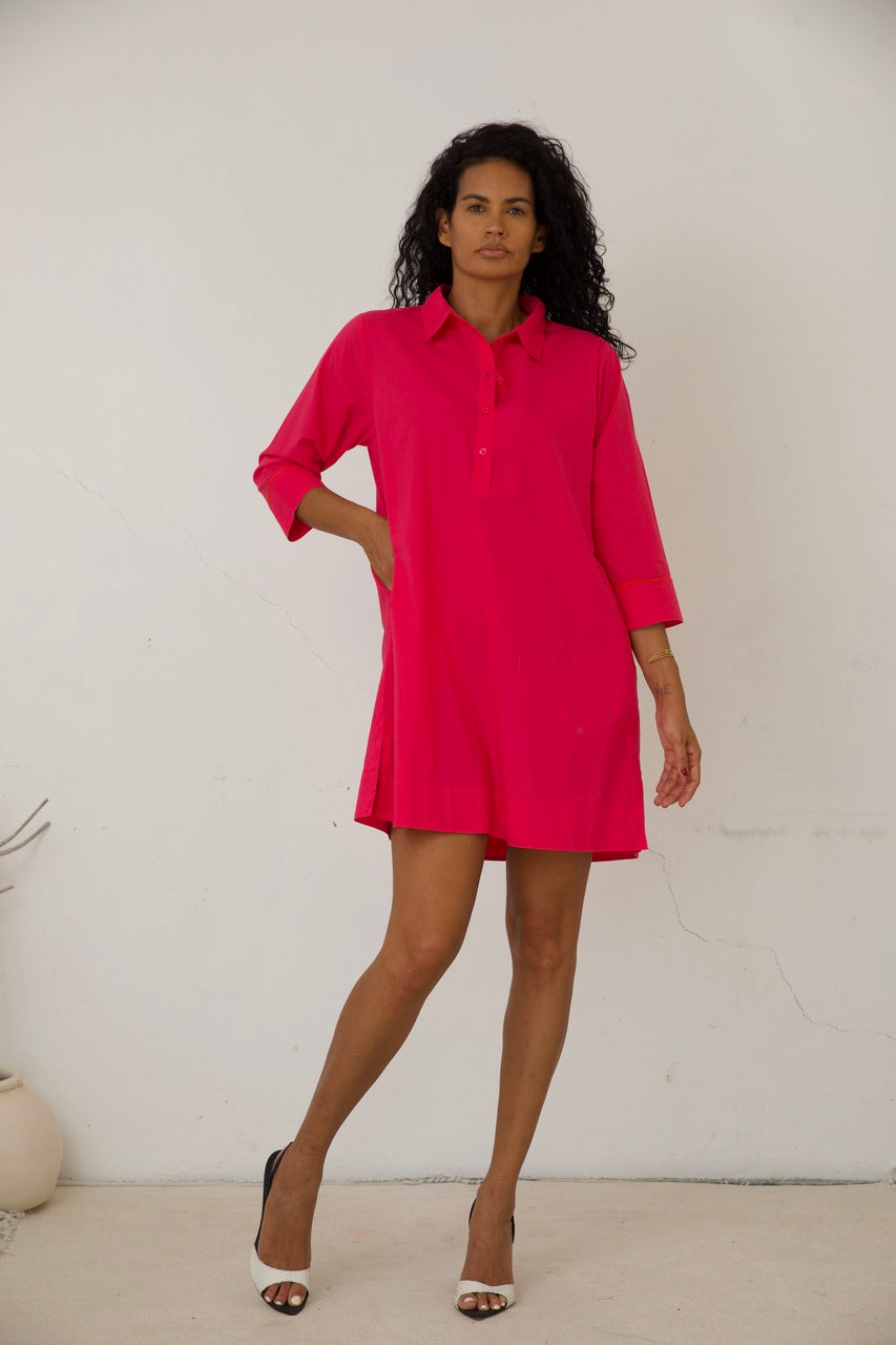 La Robe Ymalaya Fuchsia Surpiquée