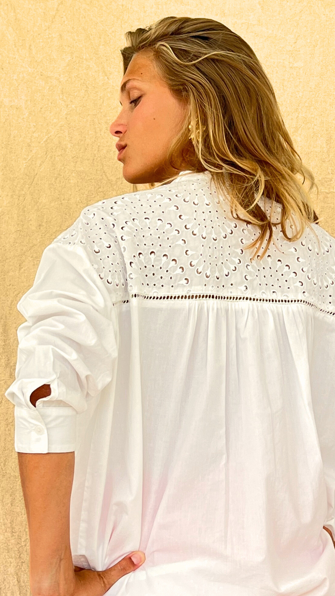 La Blouse Yelabel Blanc