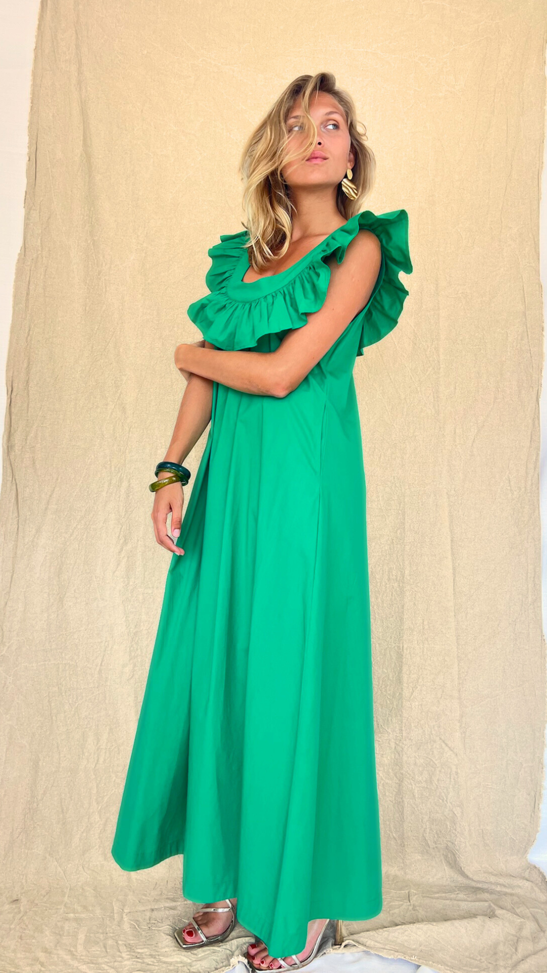 Normal Robe Celeste Caribbean | Quiet Luxury | Cruise Line | La robe Ynoui Yin Print
