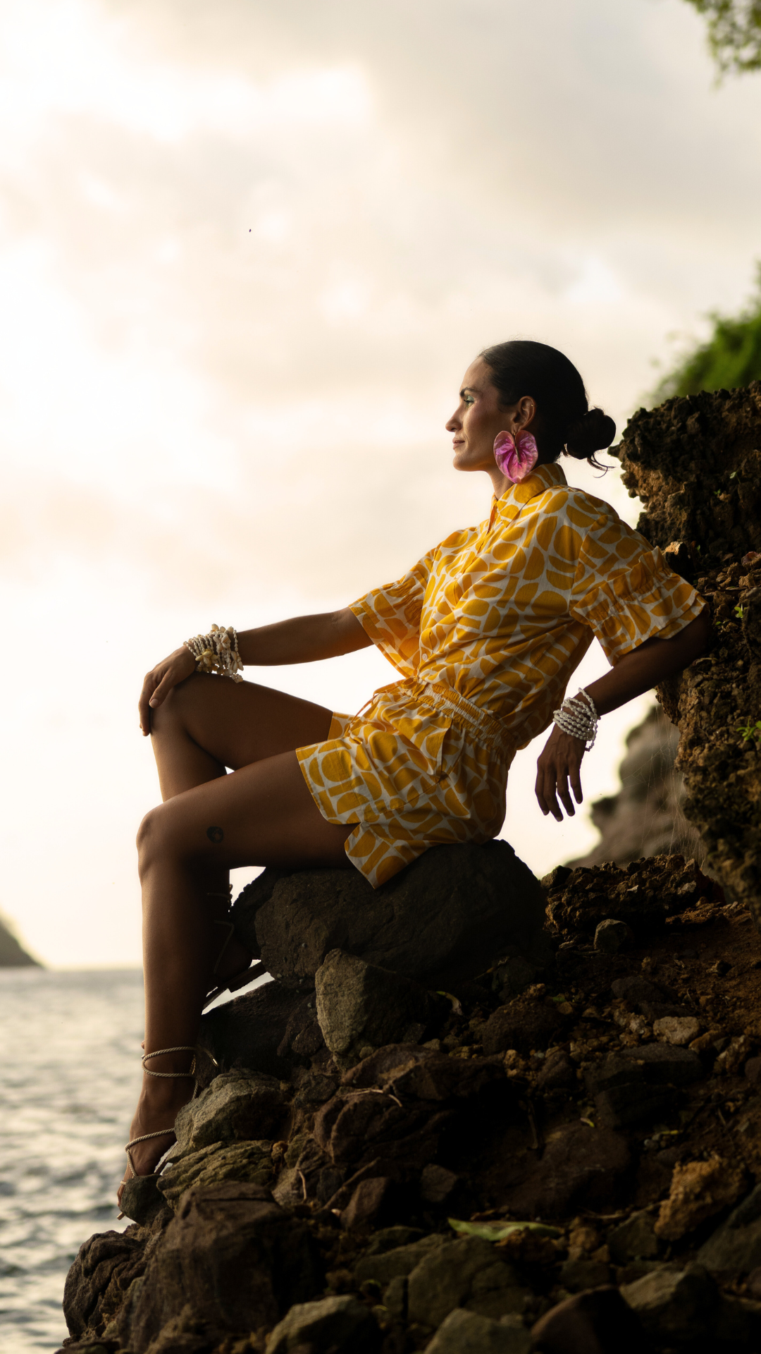 Le Short Ydil Yin Print