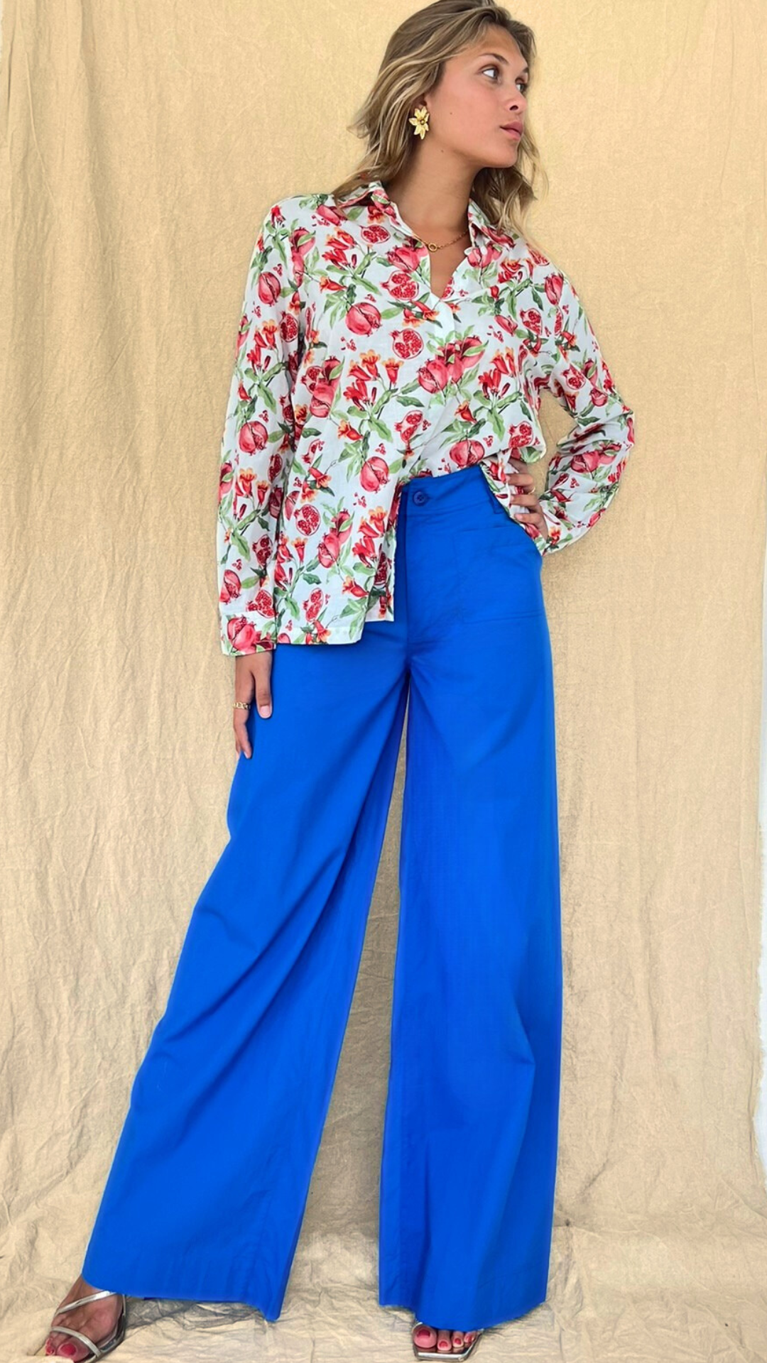 Le Pantalon Yvoire Cobalt