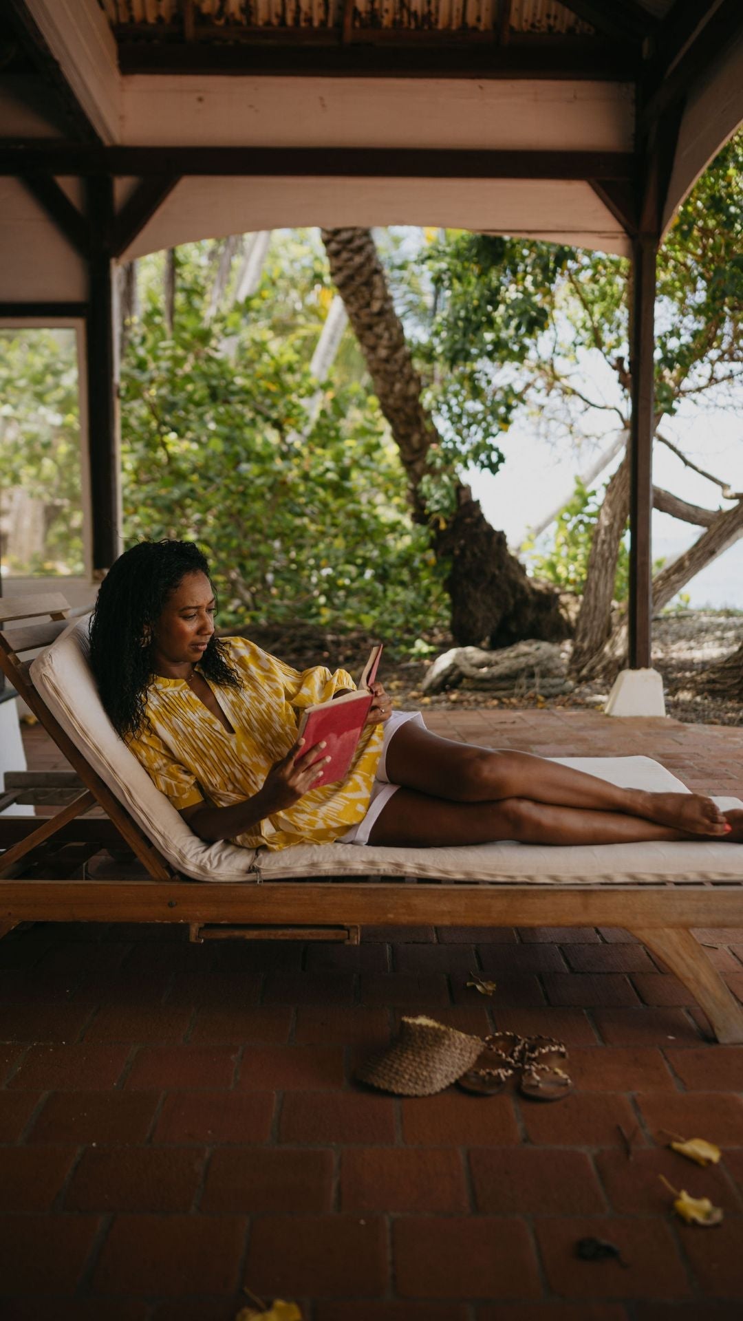 La Blouse Amabel en Coton Plissée - Céleste Caribbean