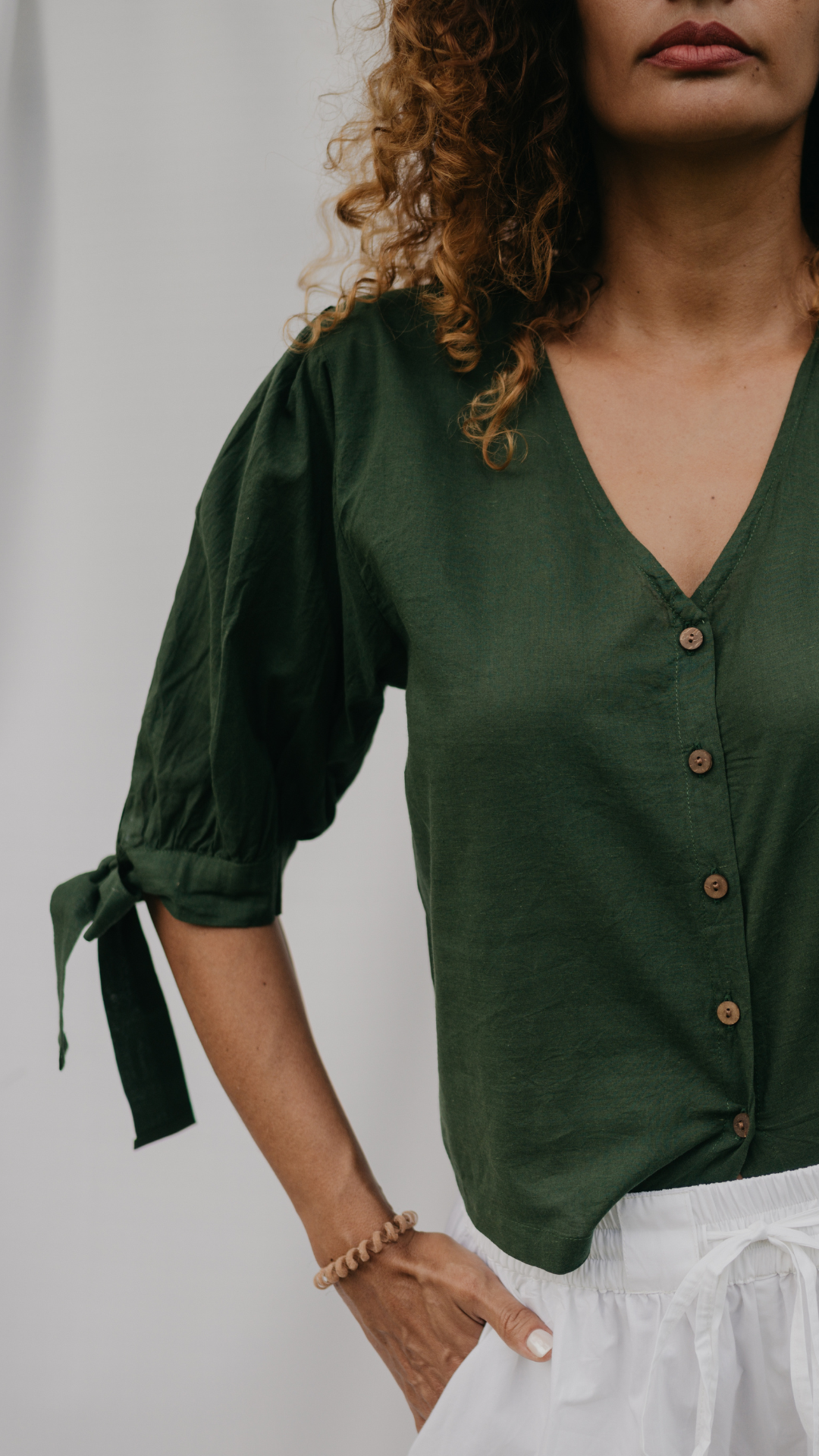 La Blouse Ytali Vert