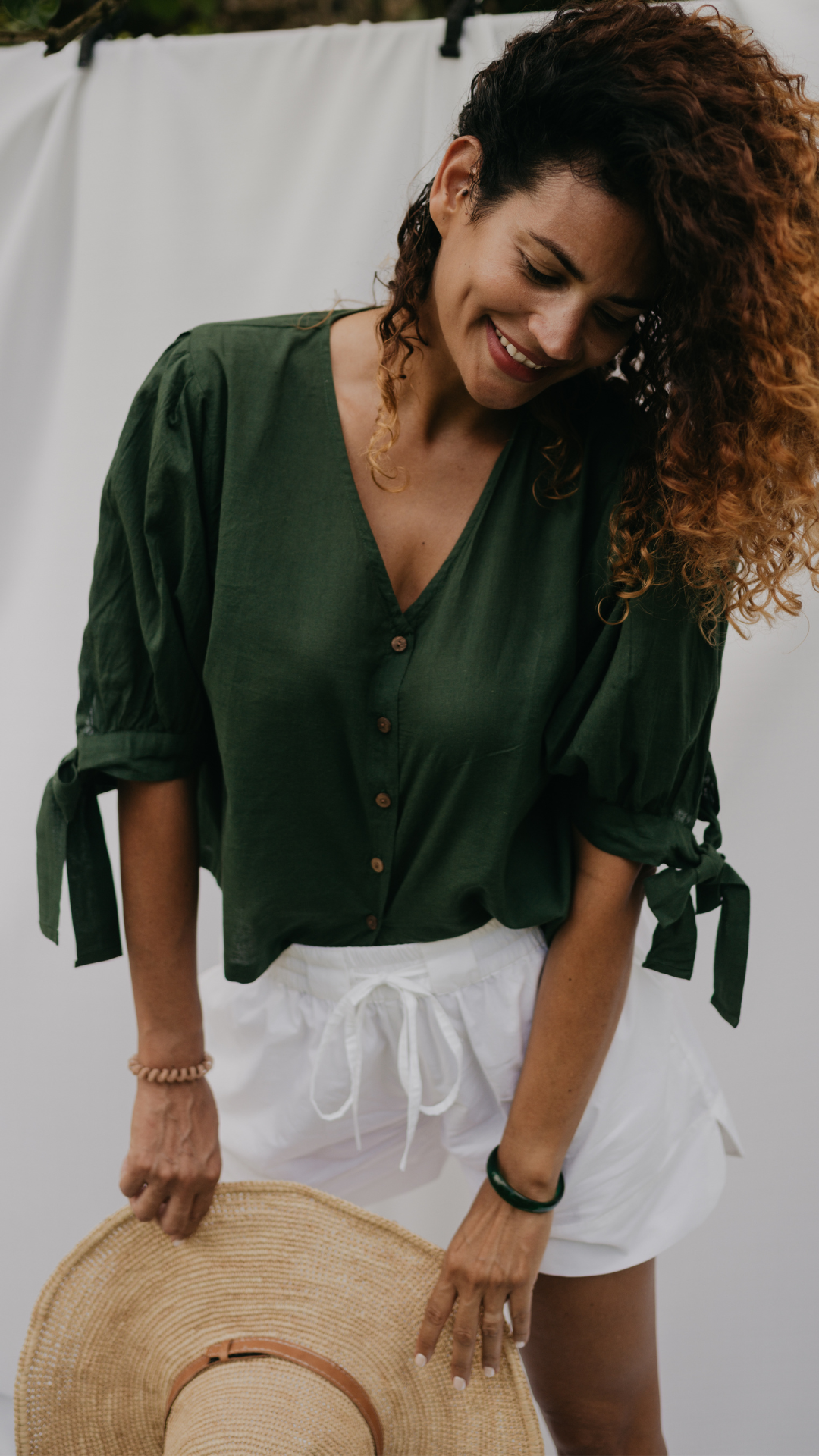 La Blouse Ytali Vert